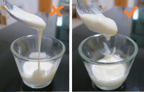 cách làm sữa chua không bị nhớt