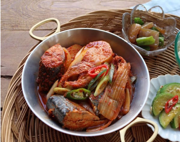 Canh/kho/hầm/lẩu kim chi (kimchi jjigae/guk)